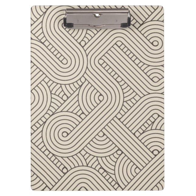 Abstrakte Grenze Klemmbrett (Vorderseite)