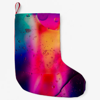 Abstrakte grün-rote Malerei Kleiner Weihnachtsstrumpf