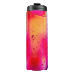 Abstrakte grün-rote Malerei Thermosbecher