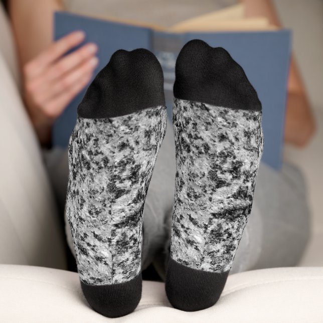 Abstrakte Grundiertextur Socken (Unterseite)