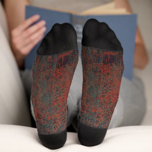 Abstrakte Grundierung Socken