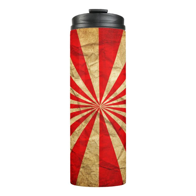 Abstrakte Grundierung Thermosbecher (Vorderseite)