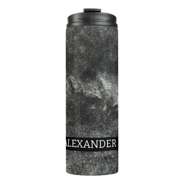Abstrakte Grundierung Thermosbecher (Vorderseite)