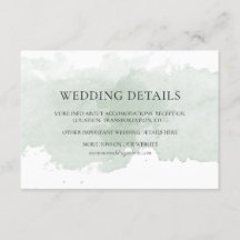 Abstrakte grüne Aquarellkarte