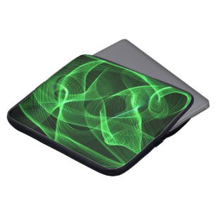 ABSTRAKTE grüne Laptop-Hülsen Laptopschutzhülle
