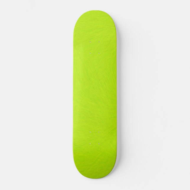 Abstrakte grüne Limette Skateboard (Vorderseite)