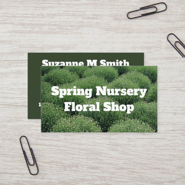 Abstrakte Grüne Mäuse Visitenkarte (Vorderseite/Rückseite Beispiel)