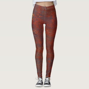 Abstrakte grunge rostige Textur: realistisches Stu Leggings