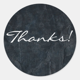 Abstrakte Grunge Textur aus schwarzem Stein dank Runder Aufkleber