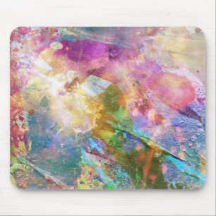 Abstrakte Grunge-Textur mit Wasserfarbenanstrich 3 Mousepad