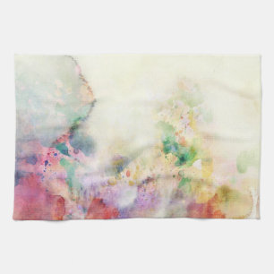 Abstrakte Grunge-Textur mit Wasserfarbenmalerei Handtuch