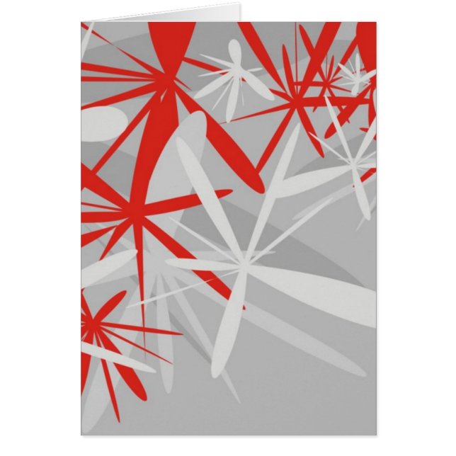 Abstrakte Grußkarte (Vorne)