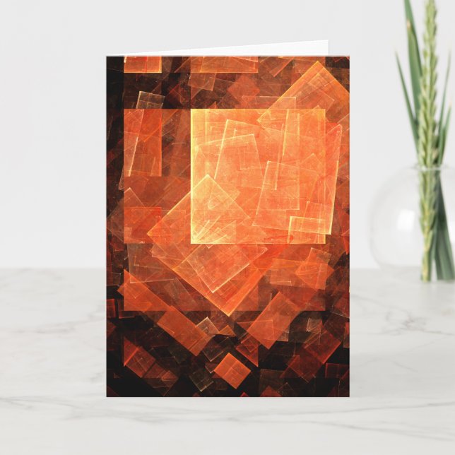 Abstrakte Grußkarte für das Fenster Karte (Vorderseite)