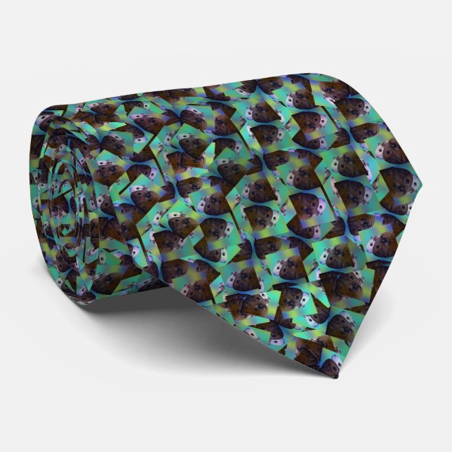 Abstrakte Guinea Schweine, Necktie Krawatte (Gerollt)