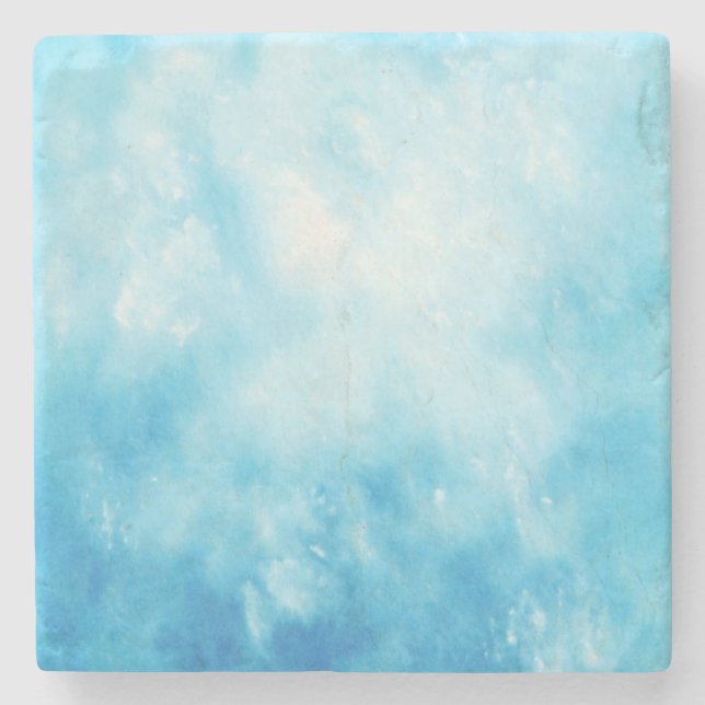 Abstrakte Hand gezeichneter Steinuntersetzer (Vorderseite)