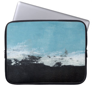 Abstrakte handbemalte Landschaft Laptopschutzhülle