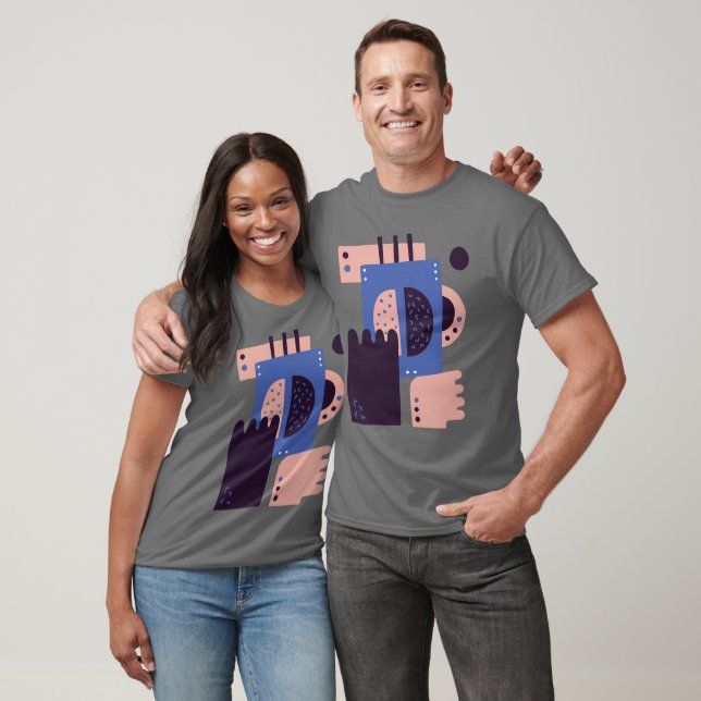 Abstrakte Hände mit einer Dampfkaffee-Tasse T-Shirt (Unisex)