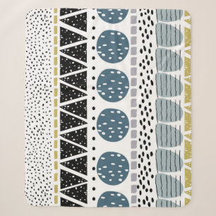 Abstrakte handgezeichnete, kreative Vintage Textur Sherpadecke