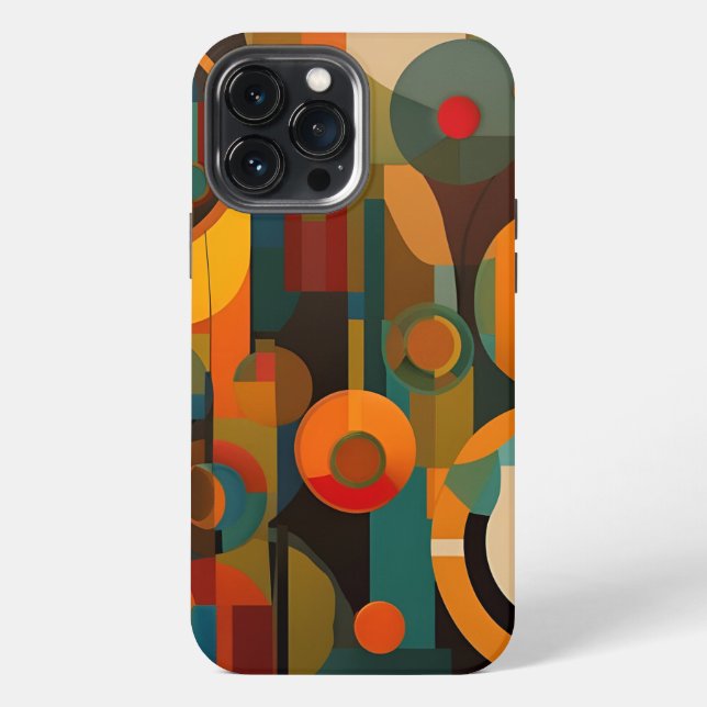 Abstrakte Handyhülle iPhone Hülle (Rückseite)