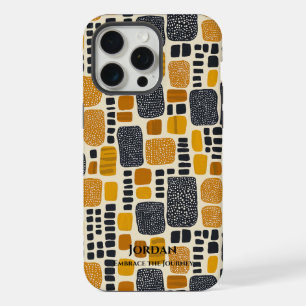 Abstrakte Harmonie im Aboriginal-Punktmuster iPhone 15 Pro Max Hülle