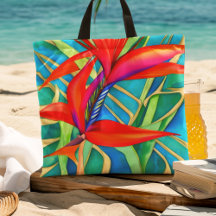 Abstrakte hawaiianische Strelitzie