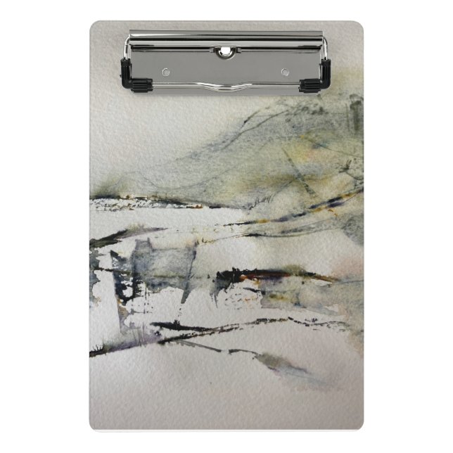 Abstrakte Herbstfarben Landschaft 2 Mini Klemmbrett (Vorderseite)