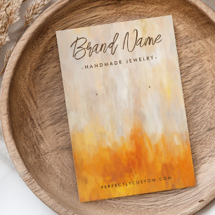 Abstrakte Herbstfarben, Ohrring