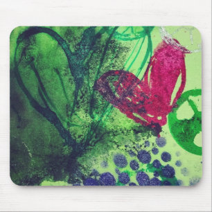 Abstrakte Herzen Mousepad