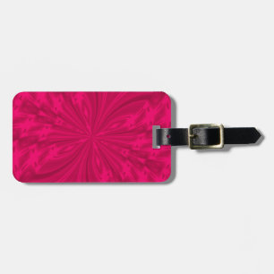 Abstrakte Himbeere Himbeere Pink LUGGAGE TAG Gepäckanhänger