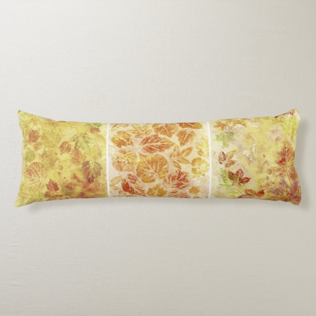 Abstrakte Hintergründe, Watercolor, Blätter Seitenschläferkissen (Vorderseite)