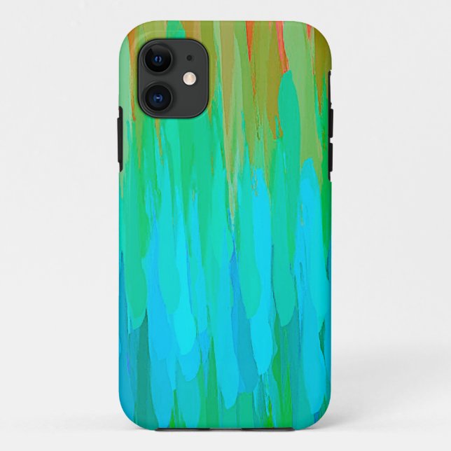 Abstrakte Hintergrundfarbe für blaue Töne Case-Mate iPhone Hülle (Rückseite)