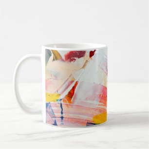 abstrakte Hintergrundfarbe, Pinsel, abstrakt,st Kaffeetasse