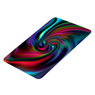 Abstrakte Hintergrundspiralen Soft I Magnet