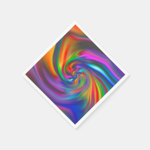 Abstrakte Hintergrundspiralen Soft I Serviette