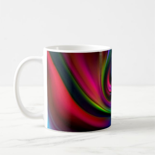 Abstrakte Hintergrundspiralen Soft I Tasse (Links)