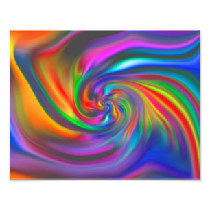 Abstrakte Hintergrundspiralen Soft II Fotodruck