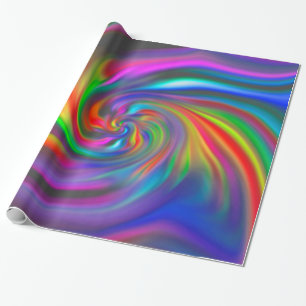 Abstrakte Hintergrundspiralen Soft II Geschenkpapier