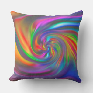 Abstrakte Hintergrundspiralen Soft II Kissen