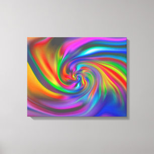 Abstrakte Hintergrundspiralen Soft II Leinwanddruck
