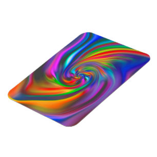 Abstrakte Hintergrundspiralen Soft II Magnet