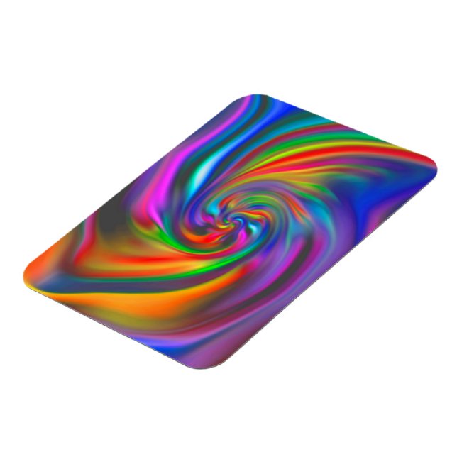Abstrakte Hintergrundspiralen Soft II Magnet (Linke Seite)