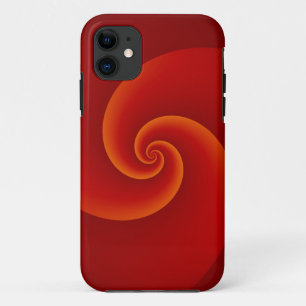 Abstrakte Hintergrundspiralen weich III iPhone 11 Hülle