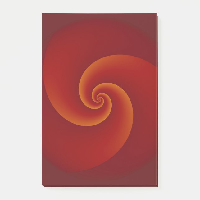 Abstrakte Hintergrundspiralen weich III Post-it Klebezettel (Vorderseite)