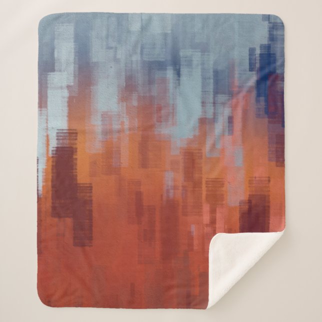 Abstrakte Hintergrundtextur. 2d Abbildung. Expr Sherpadecke (Vorderseite)