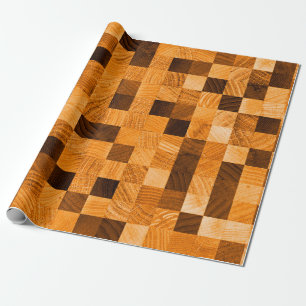 Abstrakte Hintergrundtextur von Holz von den Stirn Geschenkpapier