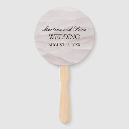 Abstrakte Hochzeit aus staubigen Rose Fächer