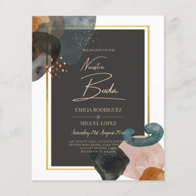 ABSTRAKTE Hochzeit im HAUSHALT Flyer (Vorne)