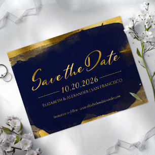 Abstrakte Hochzeit Speichern Sie das Datum der Ein Postkarte