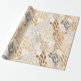 Abstrakte Hochzeit von Strandcreme Geschenkpapier