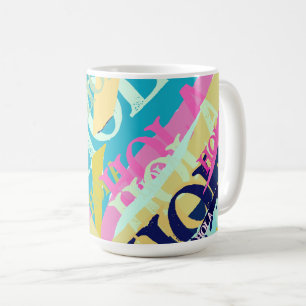Abstrakte Hola Kaffeetasse